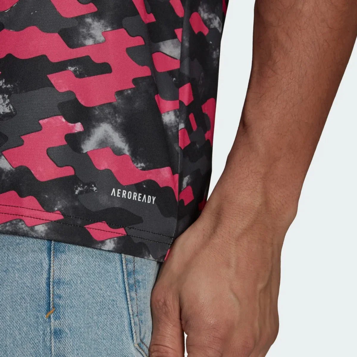 Adidas 2021-22 Arsenal Pre-Match Jersey - Black-Pink - Image 5