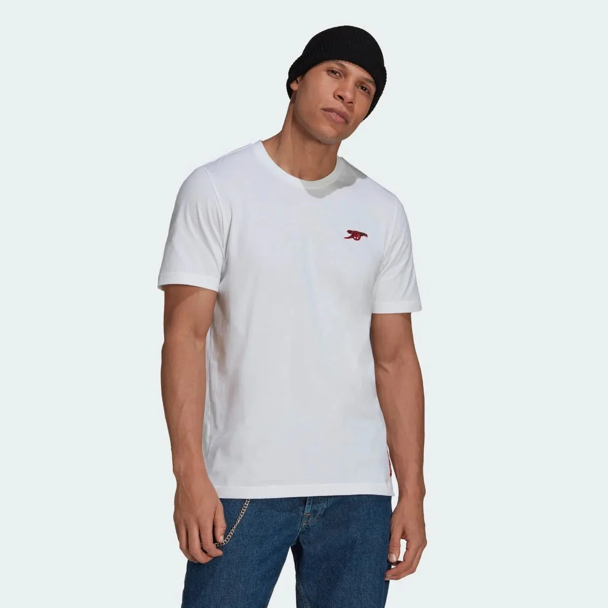 Adidas 2021-22 Arsenal Street Graphic Tee - White - Image 2