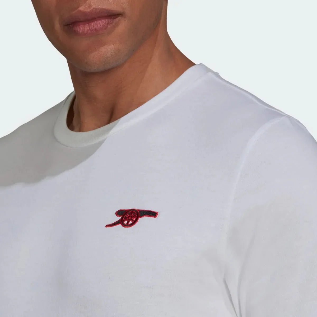 Adidas 2021-22 Arsenal Street Graphic Tee - White - Image 4