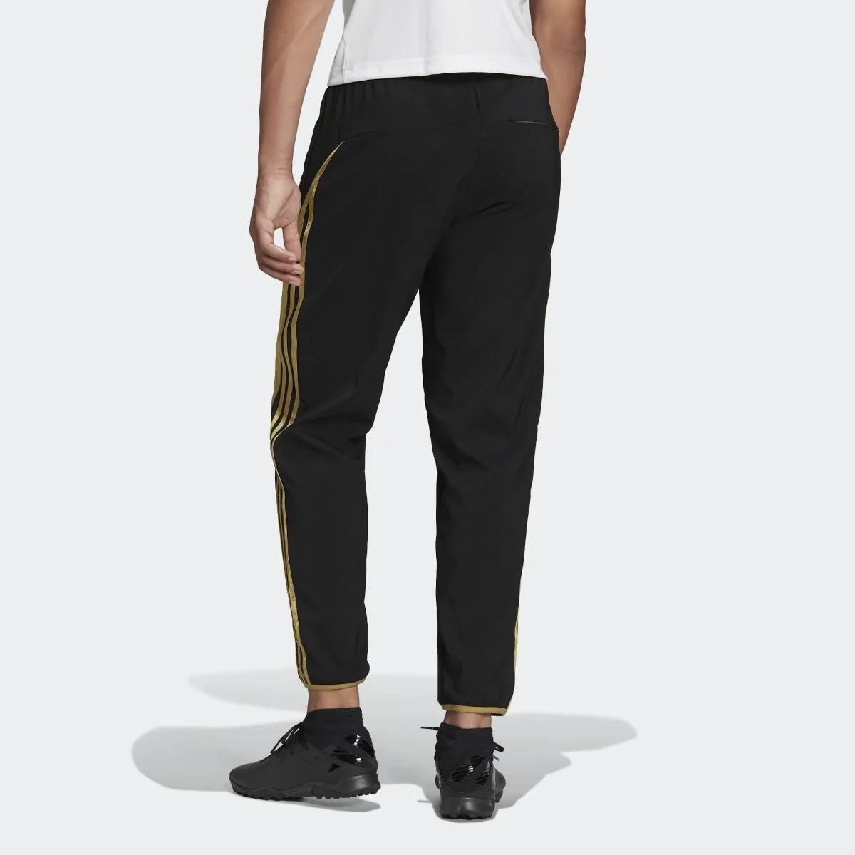 adidas 2021-22 Arsenal Teamgeist Woven Pants - Black - Image 3