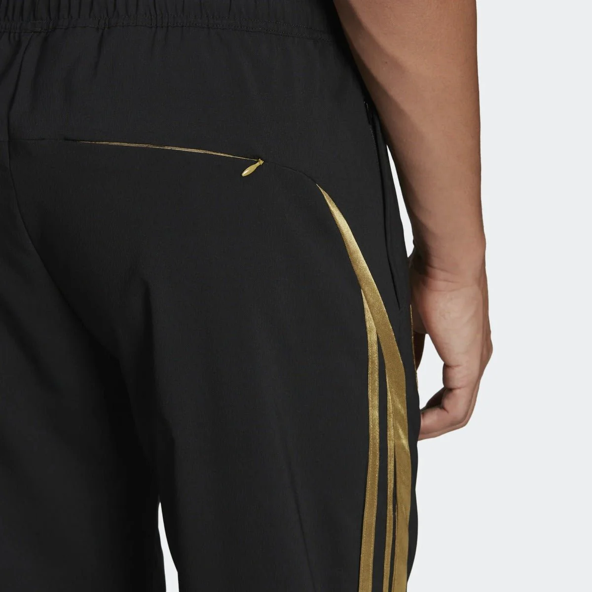 adidas 2021-22 Arsenal Teamgeist Woven Pants - Black - Image 5
