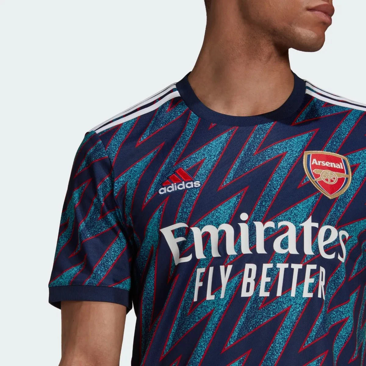 Adidas 2021-22 Arsenal Third Jersey - Mystery Blue - Image 5