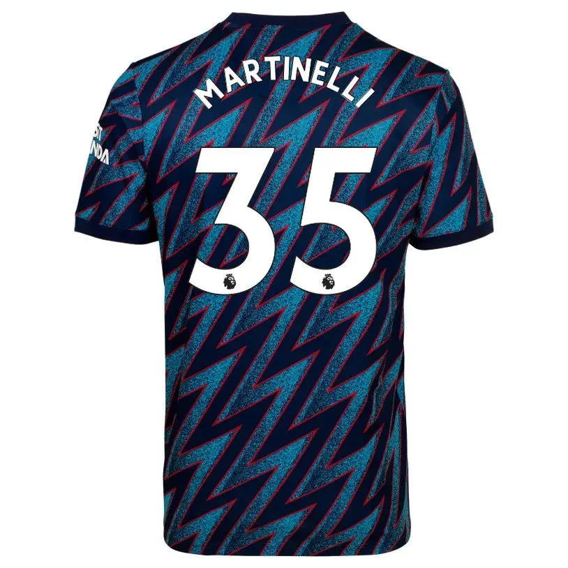 Adidas 2021-22 Arsenal Third Jersey - Mystery Blue - Image 7