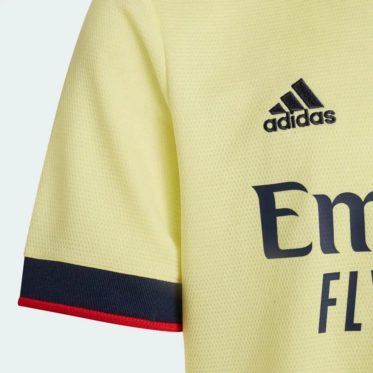 Adidas 2021-22 Arsenal Youth Away Jersey - Pearl Citrine - Image 4