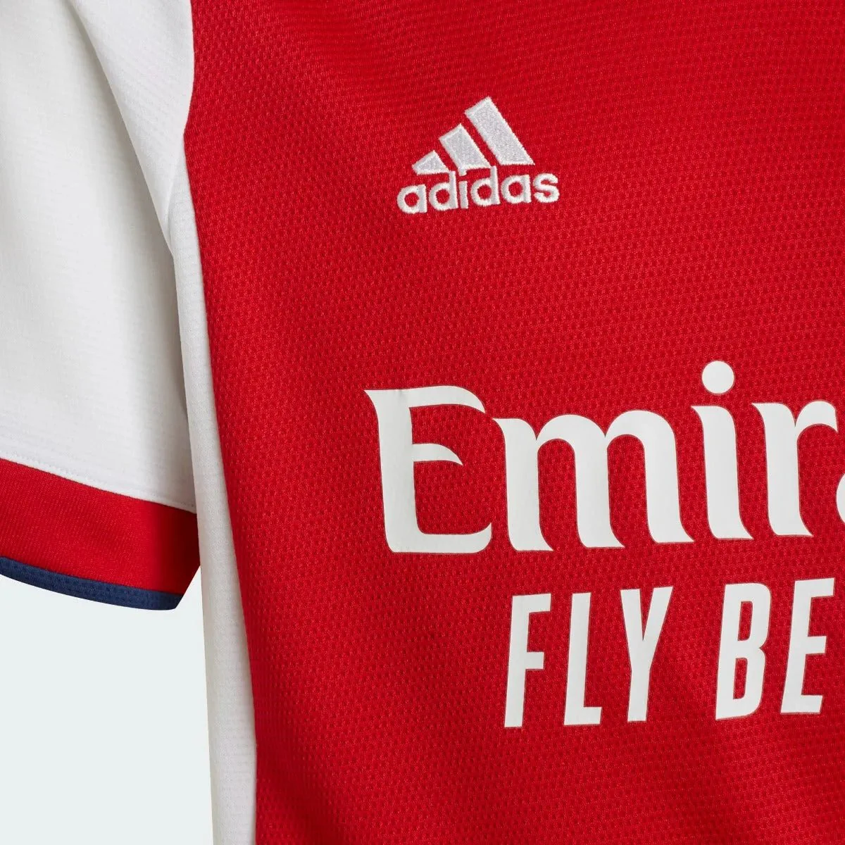 Adidas 2021-22 Arsenal Youth Home Jersey - Scarlet-White - Image 4