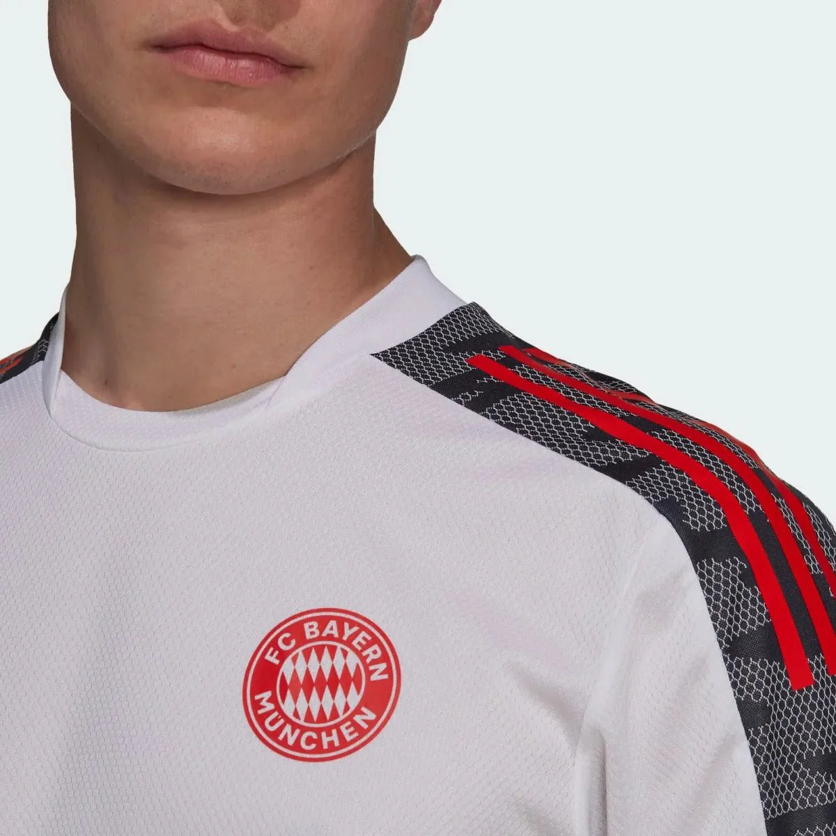 Adidas 2021-22 Bayern Munich Euro Training Jersey - White - Image 4