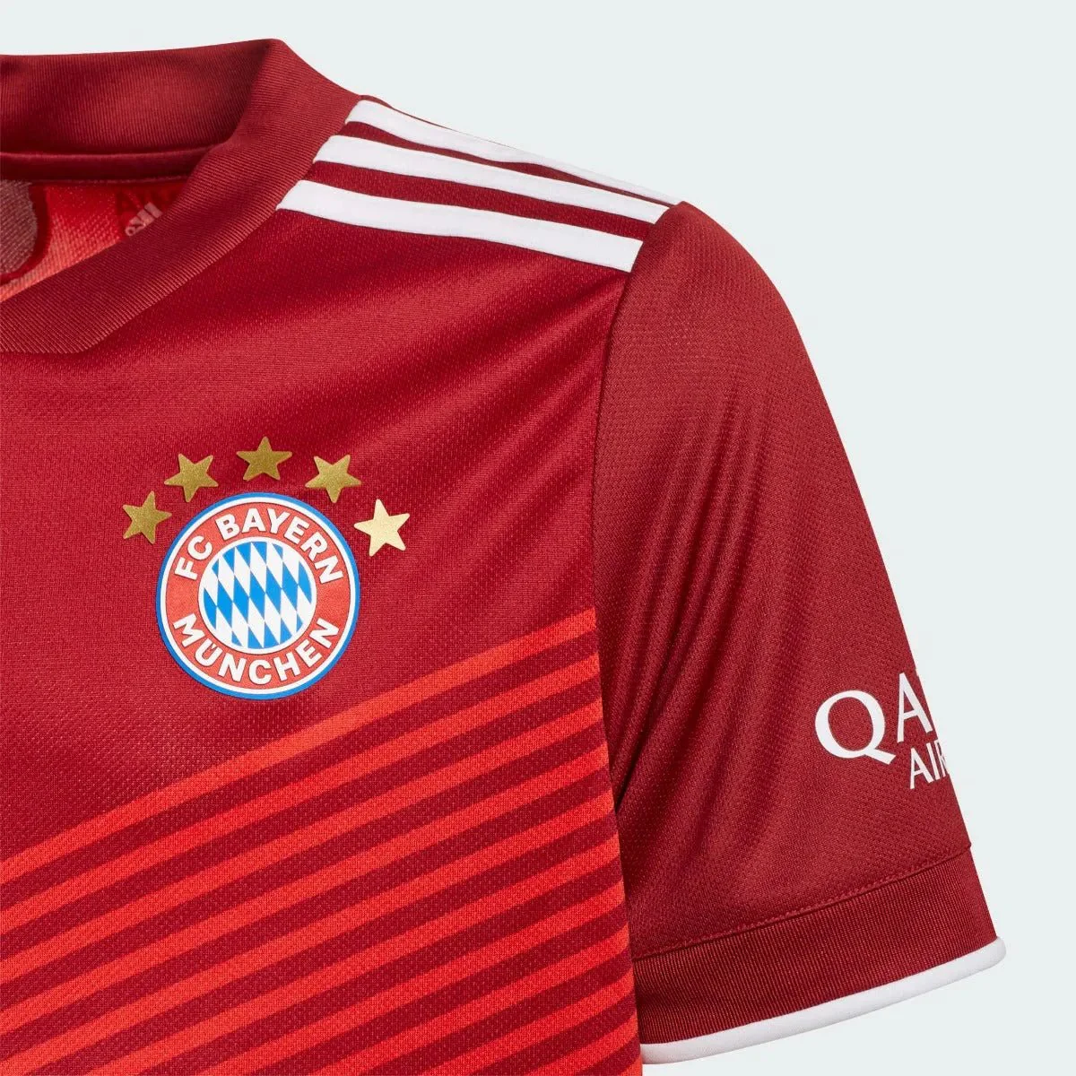 Adidas 2021-22 Bayern Munich Youth Home Jersey - True Red - Image 3