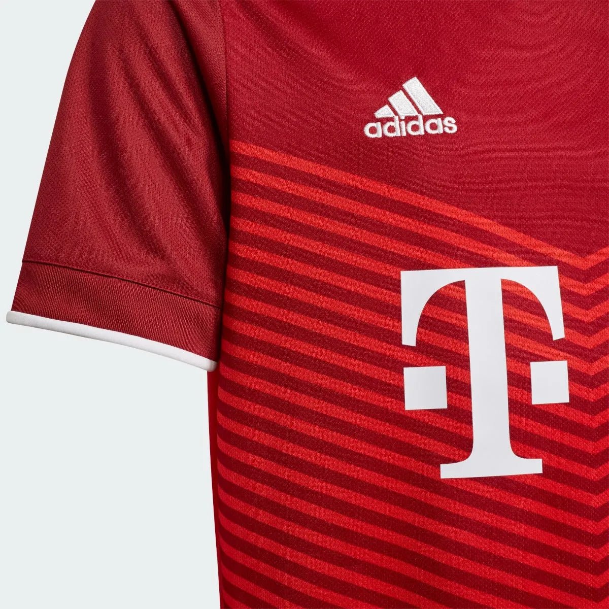 Adidas 2021-22 Bayern Munich Youth Home Jersey - True Red - Image 4