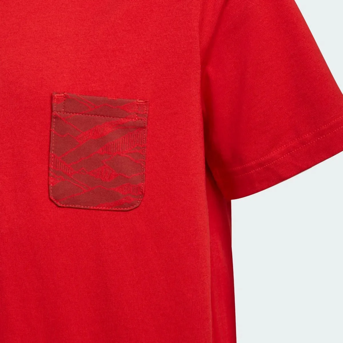 Adidas 2021-22 Bayern Munich Youth Tee - Red - Image 4
