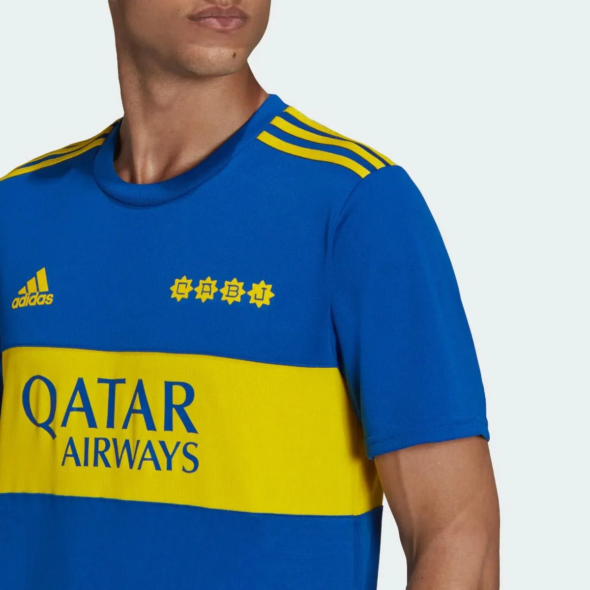 Adidas 2021-22 Boca Juniors Home Jersey - Power Blue-Yellow - Image 5