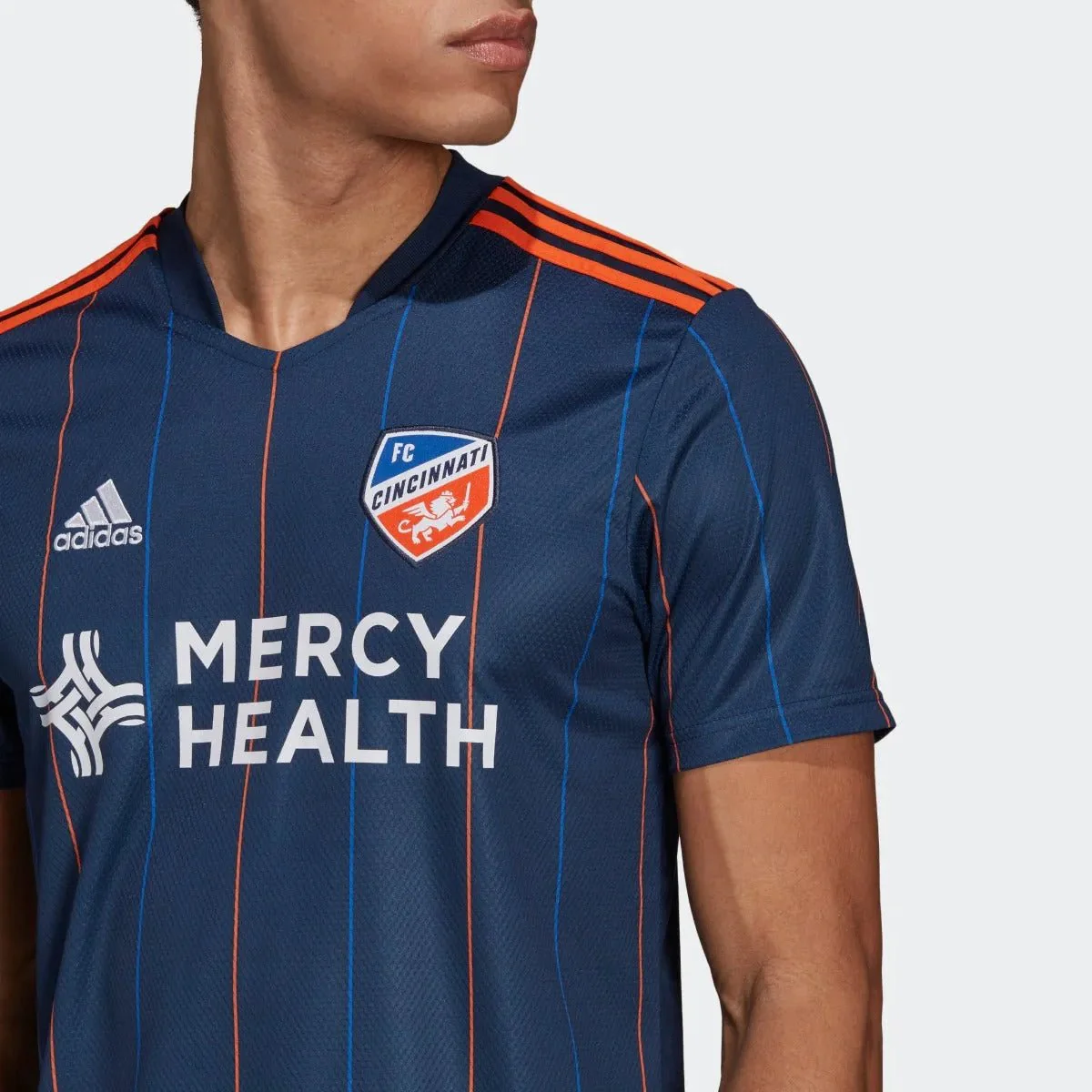 Adidas 2021-22 Cincinnati Home Jersey - Navy-Orange - Image 3