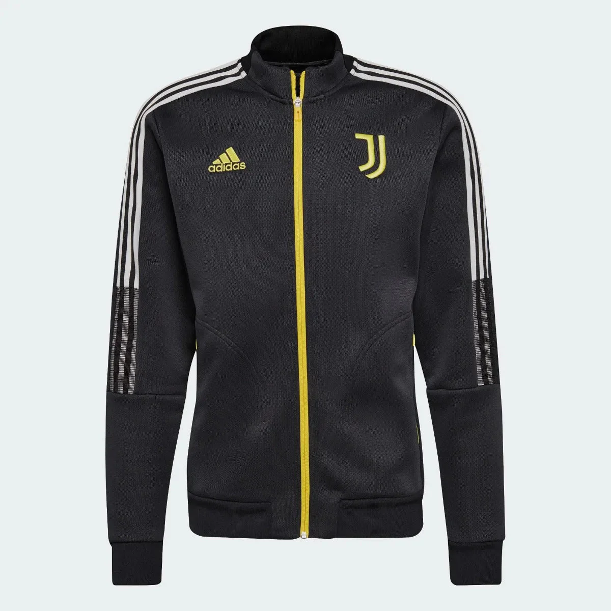 Adidas 2021-22 Juventus Anthem Jacket - Carbon-Yellow