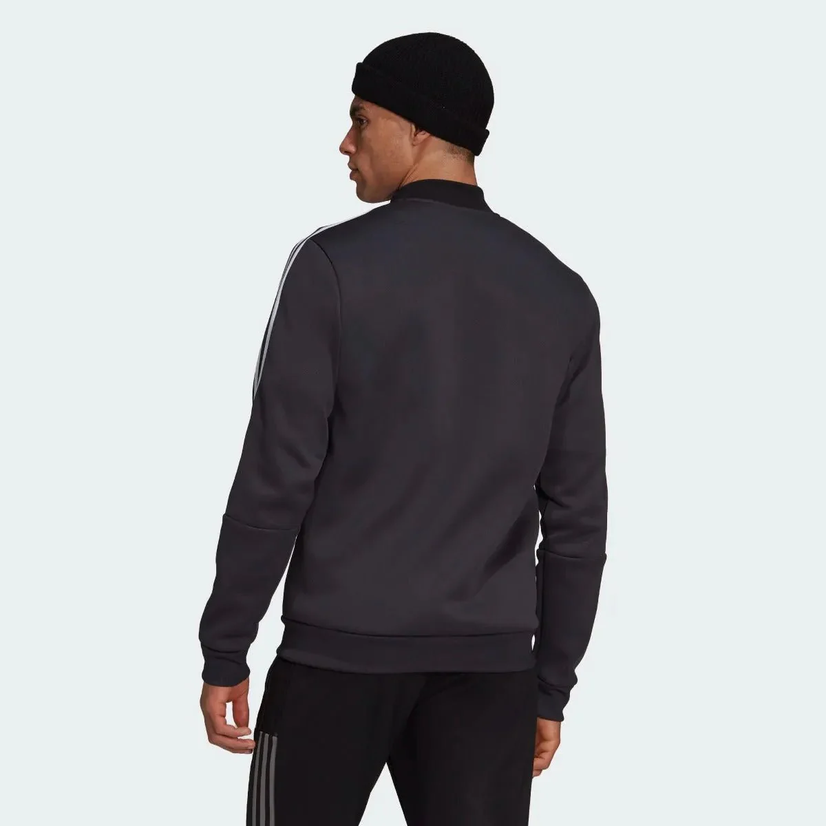 Adidas 2021-22 Juventus Anthem Jacket - Carbon-Yellow - Image 3