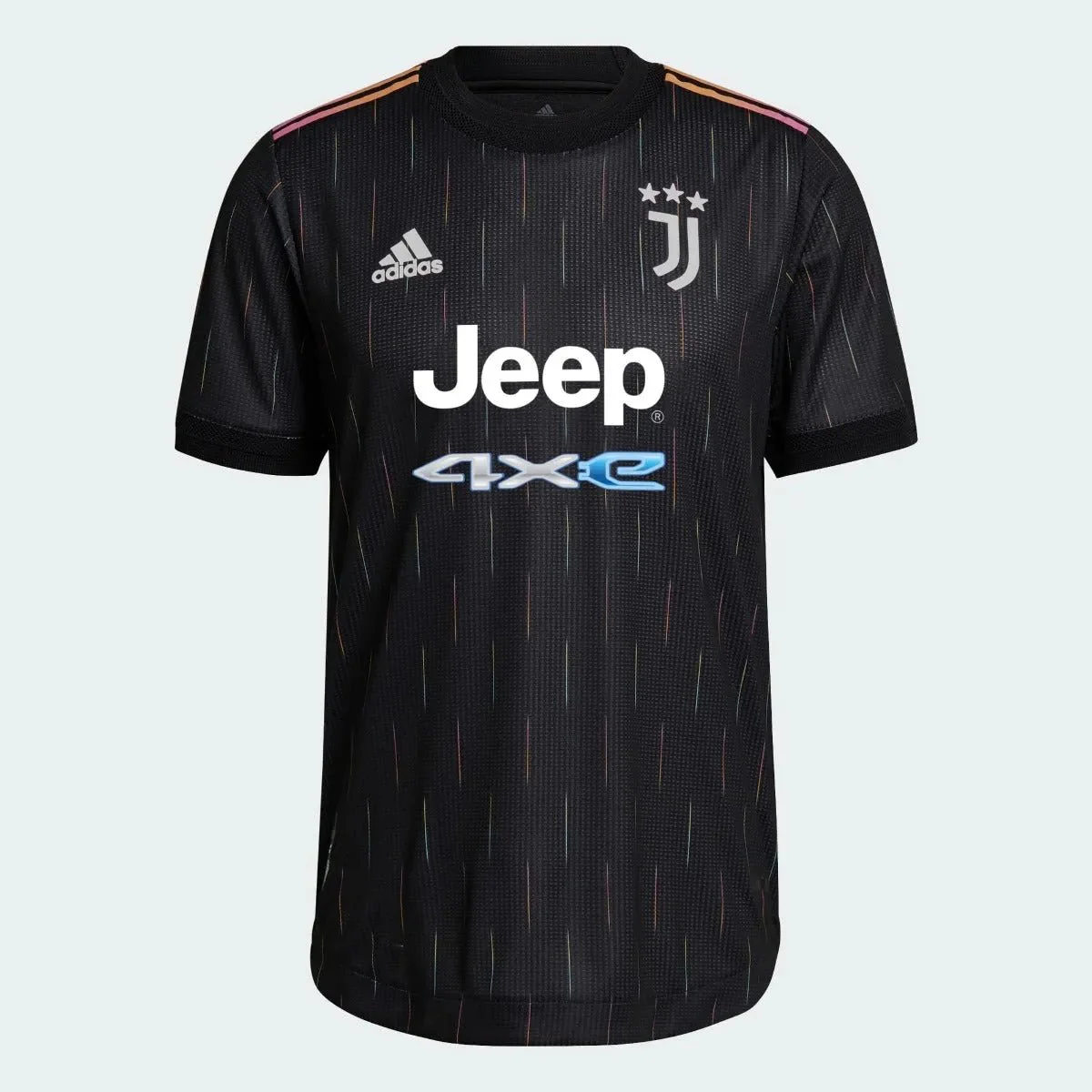 Adidas 2021-22 Juventus Authentic Away Jersey - Black