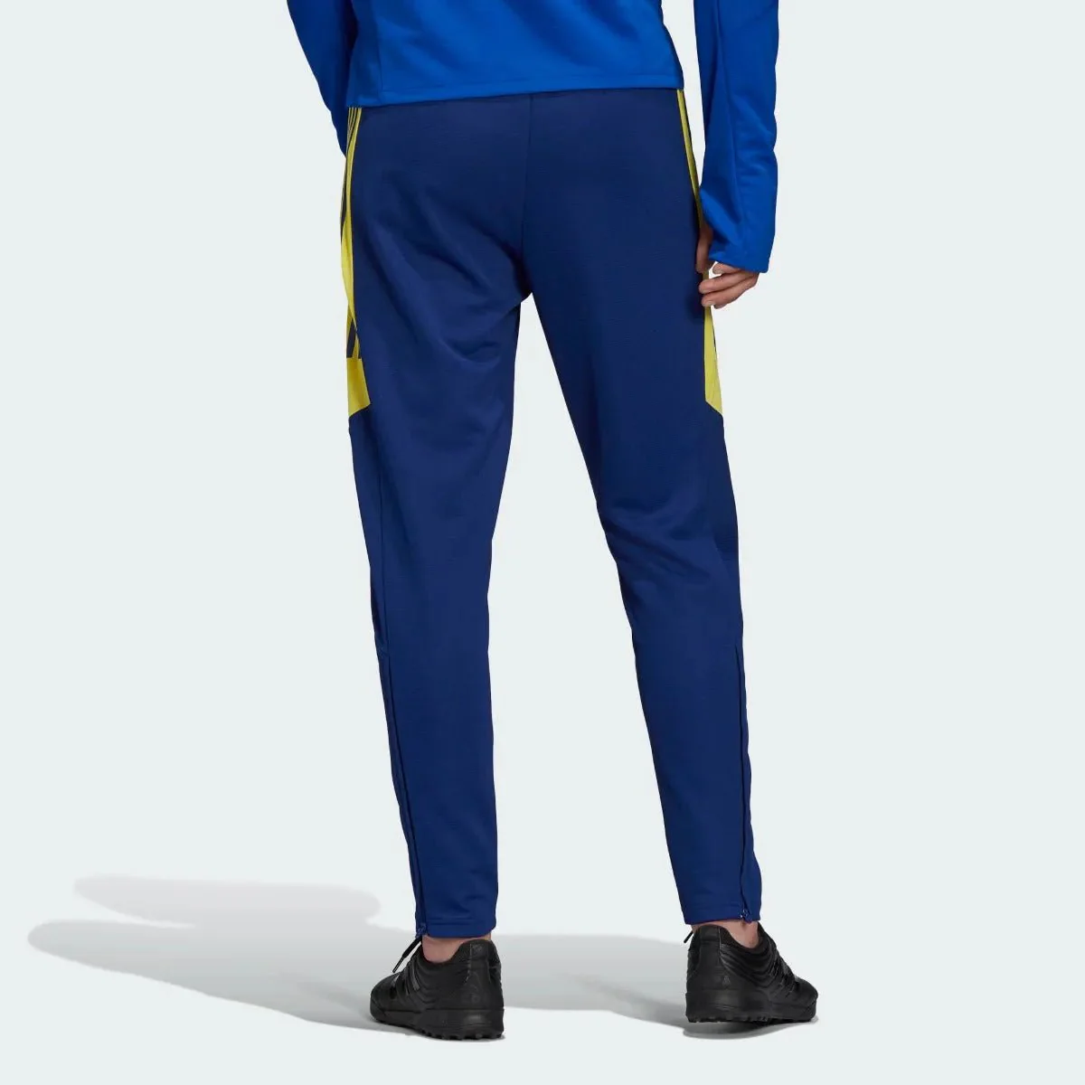 Adidas 2021-22 Juventus Euro Training Pants - Victory Blue-Yellow - Image 3