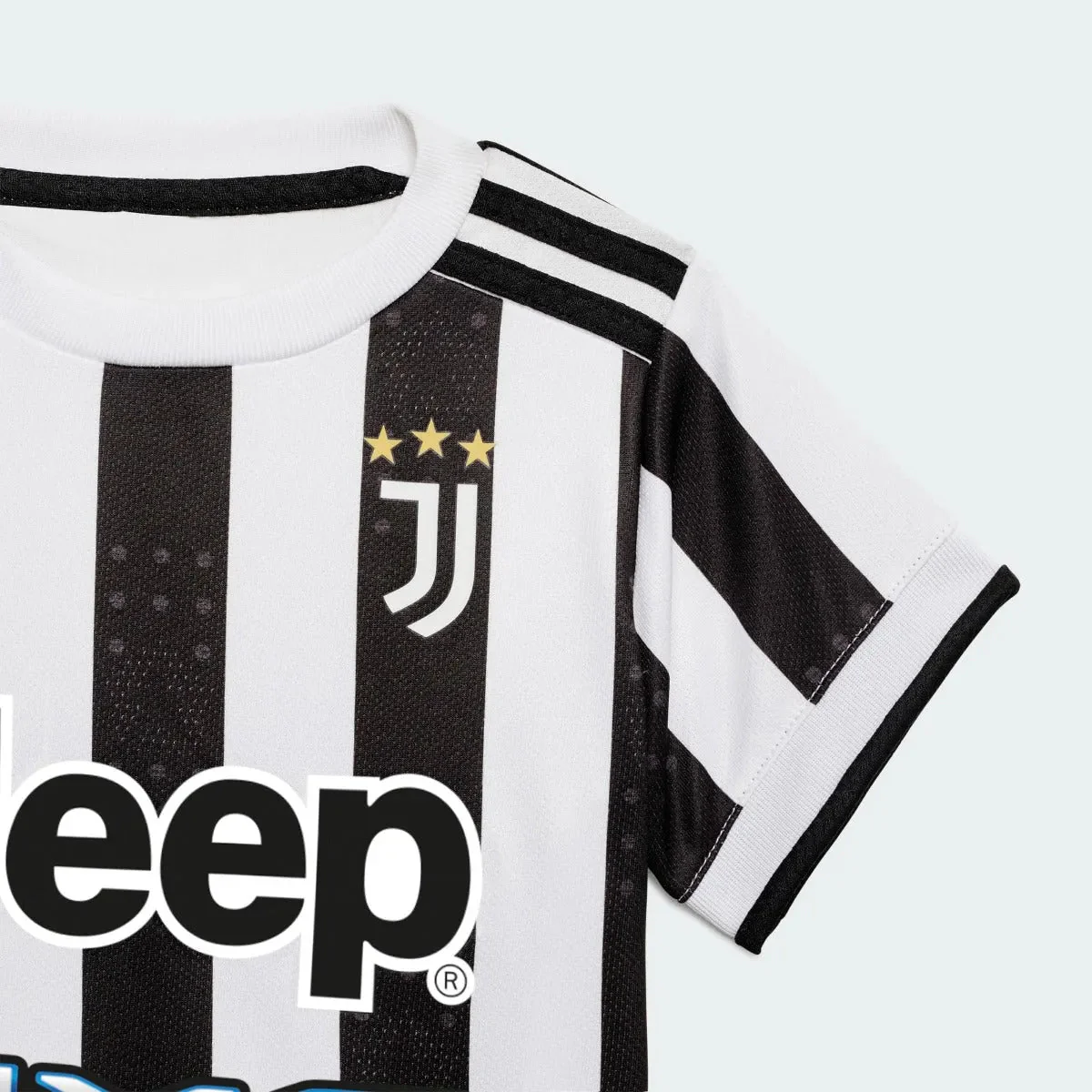 adidas 2021-22 Juventus Home Baby Set - White-Black - Image 6