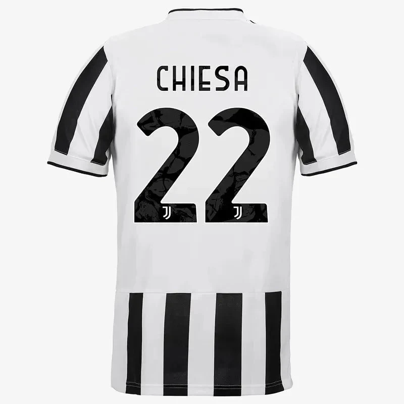 Adidas 2021-22 Juventus Home Jersey - White-Black - Image 7