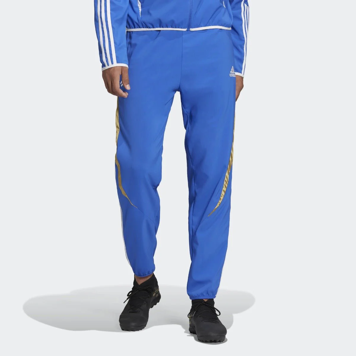 adidas 2021-22 Juventus Teamgeist Woven Pants - Hi Res Blue - Image 2
