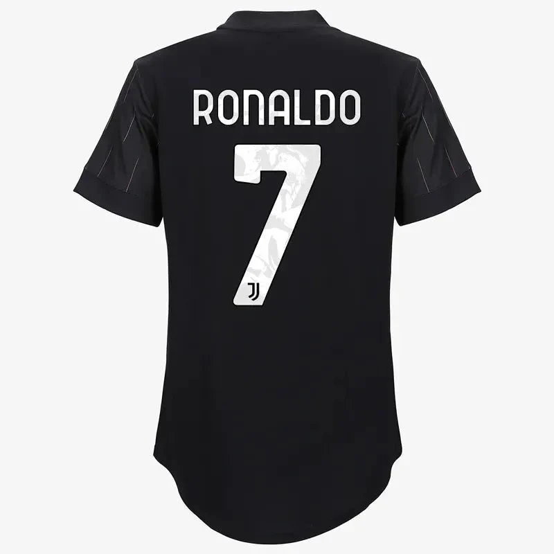 Adidas 2021-22 Juventus Youth Away Jersey - Black - Image 4