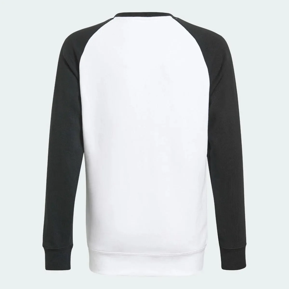 Adidas 2021-22 Juventus Youth Crewneck Sweater - White-Black - Image 2
