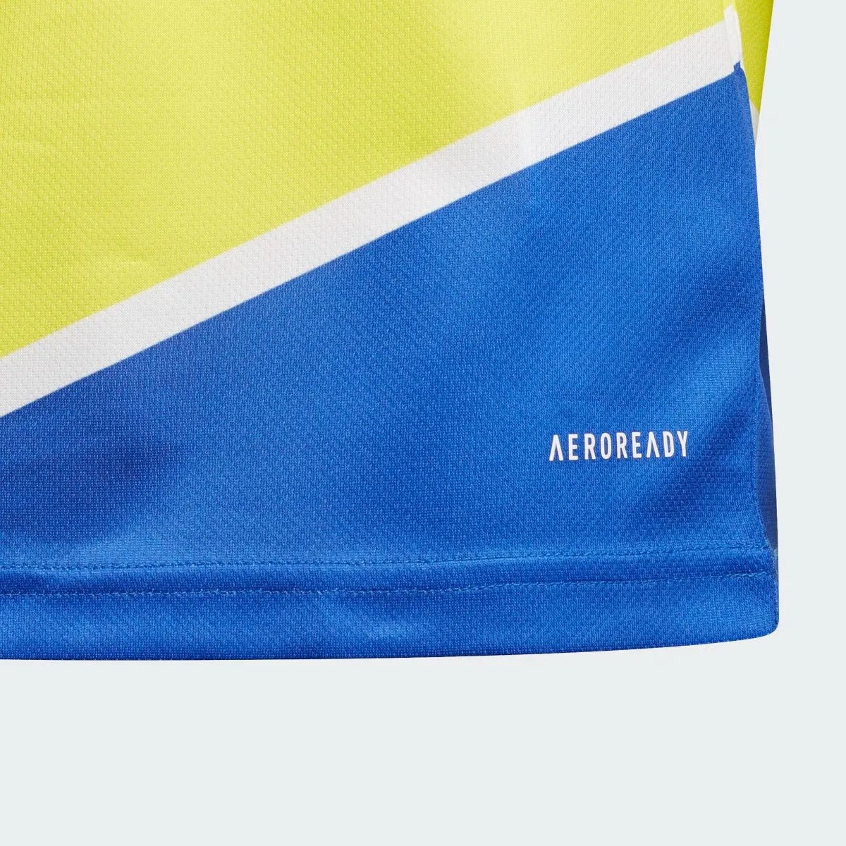 Adidas 2021-22 Juventus Youth Third Jersey - Shock Yellow-Blue - Image 4