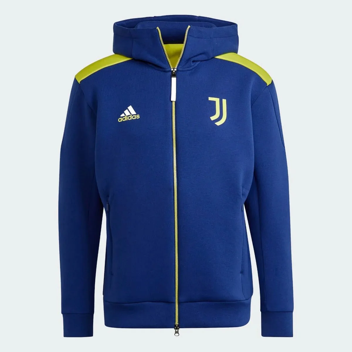 Adidas 2021-22 Juventus Zone Jacket - Navy-Yellow