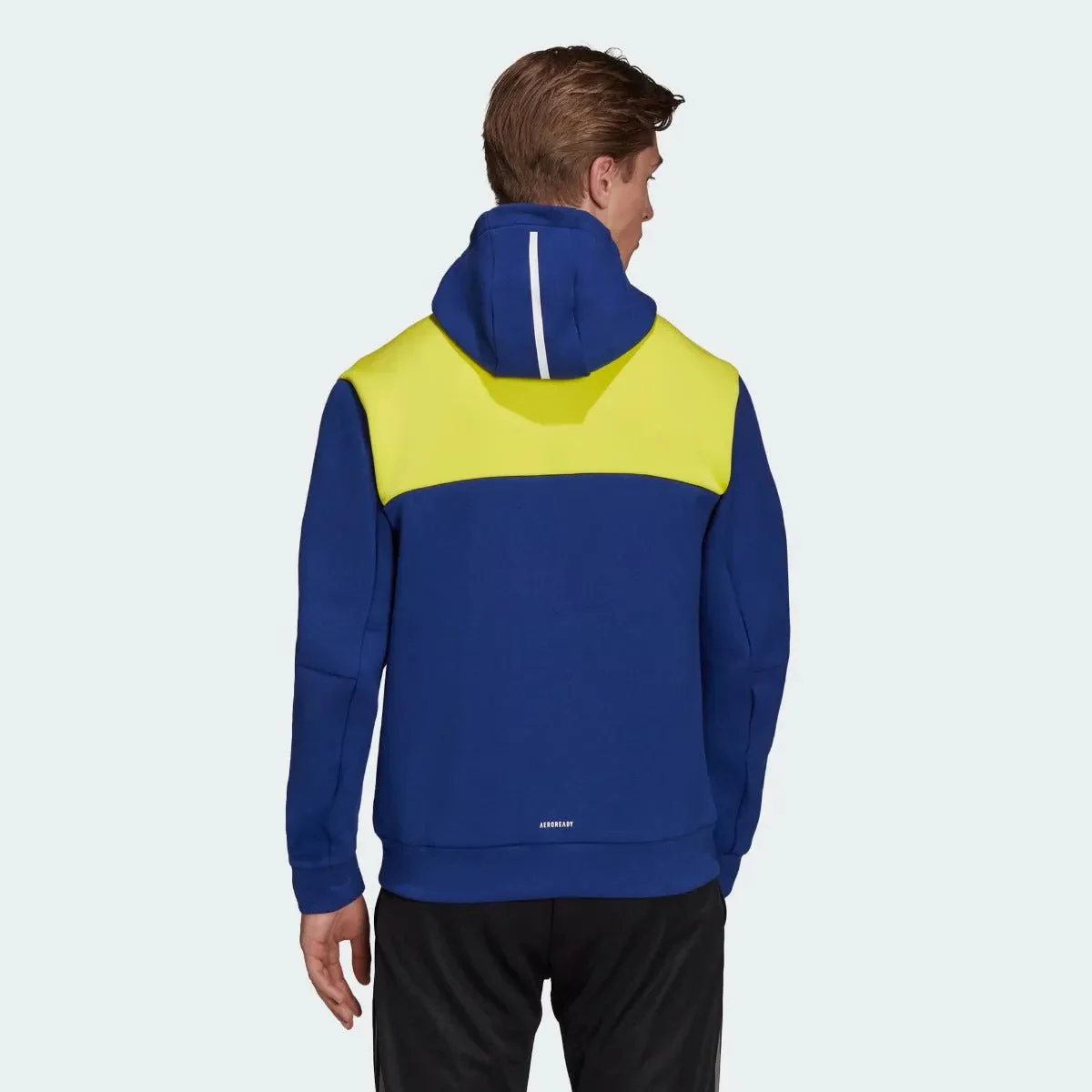 Adidas 2021-22 Juventus Zone Jacket - Navy-Yellow - Image 3