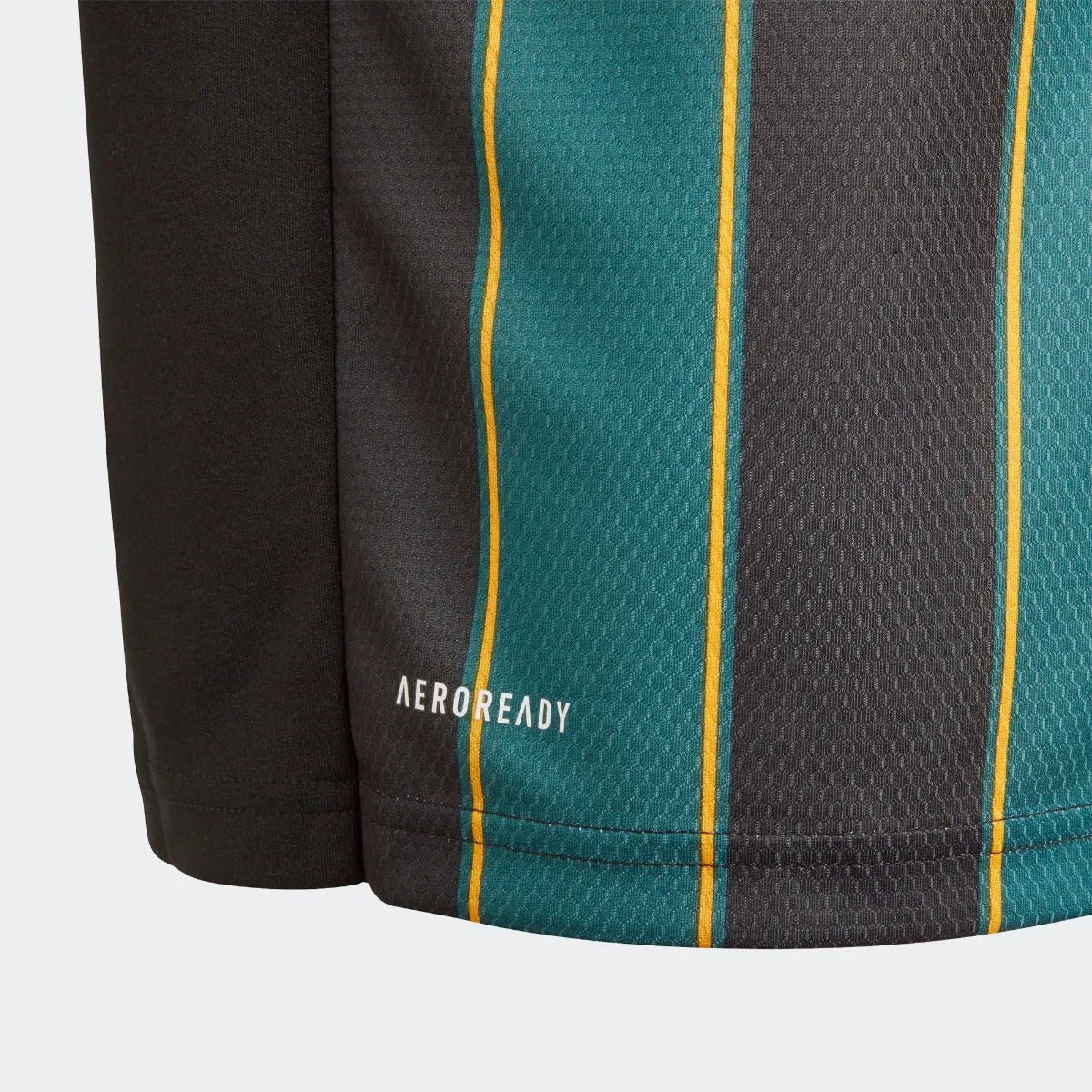 Adidas 2021-22 LA Galaxy Youth Away Jersey - Black-Tech Green - Image 4