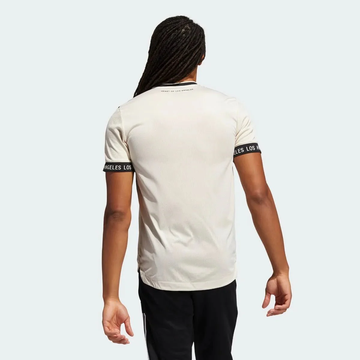 Adidas 2021-22 LAFC Authentic Away Jersey - Beige-White - Image 3