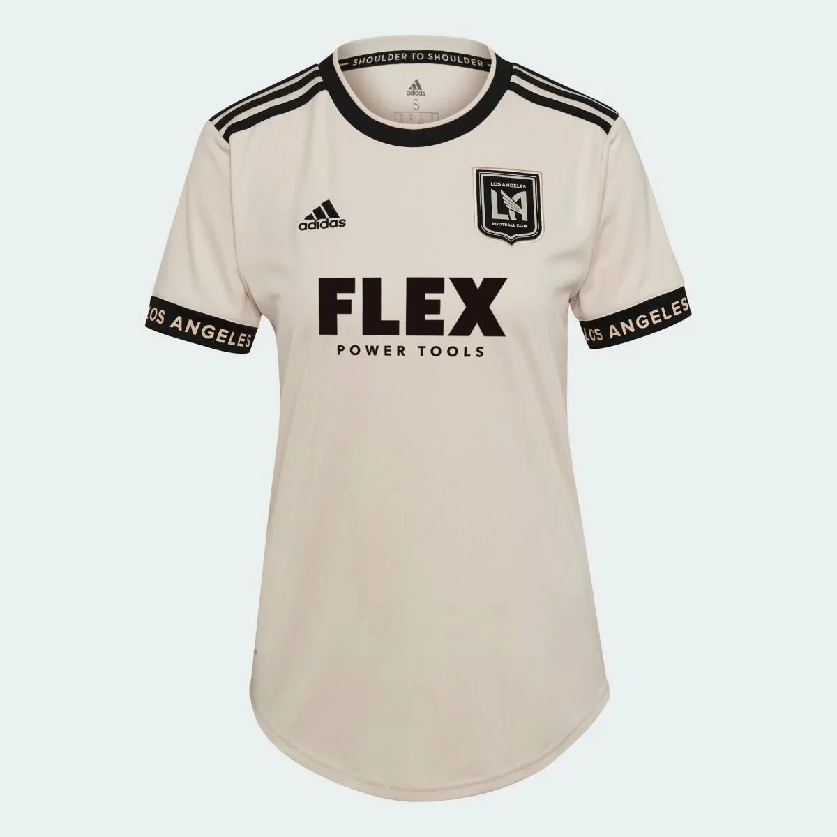 Adidas 2021-22 LAFC Women Away Jersey - Beige-Black