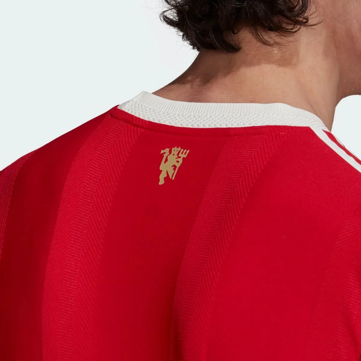 Adidas 2021-22 Manchester United Authentic Home jersey - Red-White - Image 4