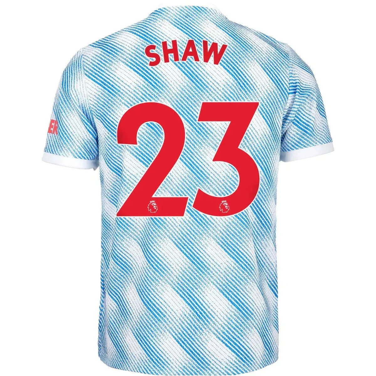 Adidas 2021-22 Manchester United Away Jersey - White-Royal - Image 10
