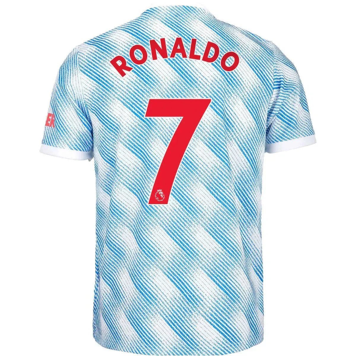 Adidas 2021-22 Manchester United Away Jersey - White-Royal - Image 8