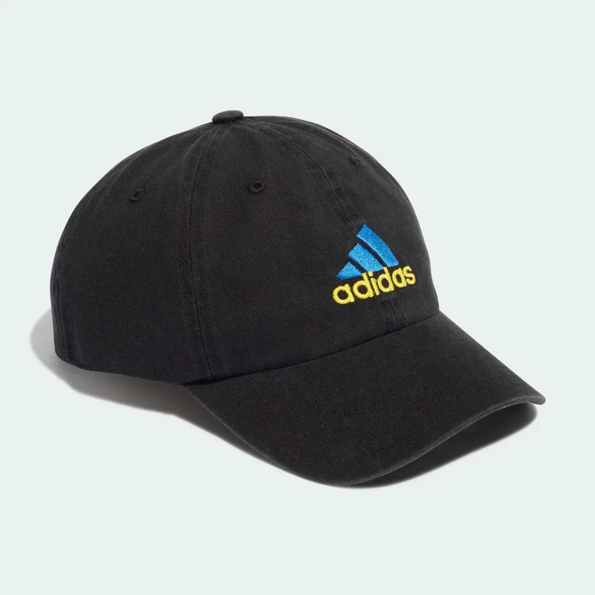 Adidas 2021-22 Manchester United Dad Cap - Black-Royal-yellow - Image 3