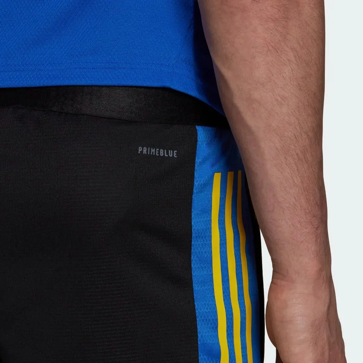 Adidas 2021-22 Manchester United Euro Training Pants - Black-Royal-Yellow - Image 5