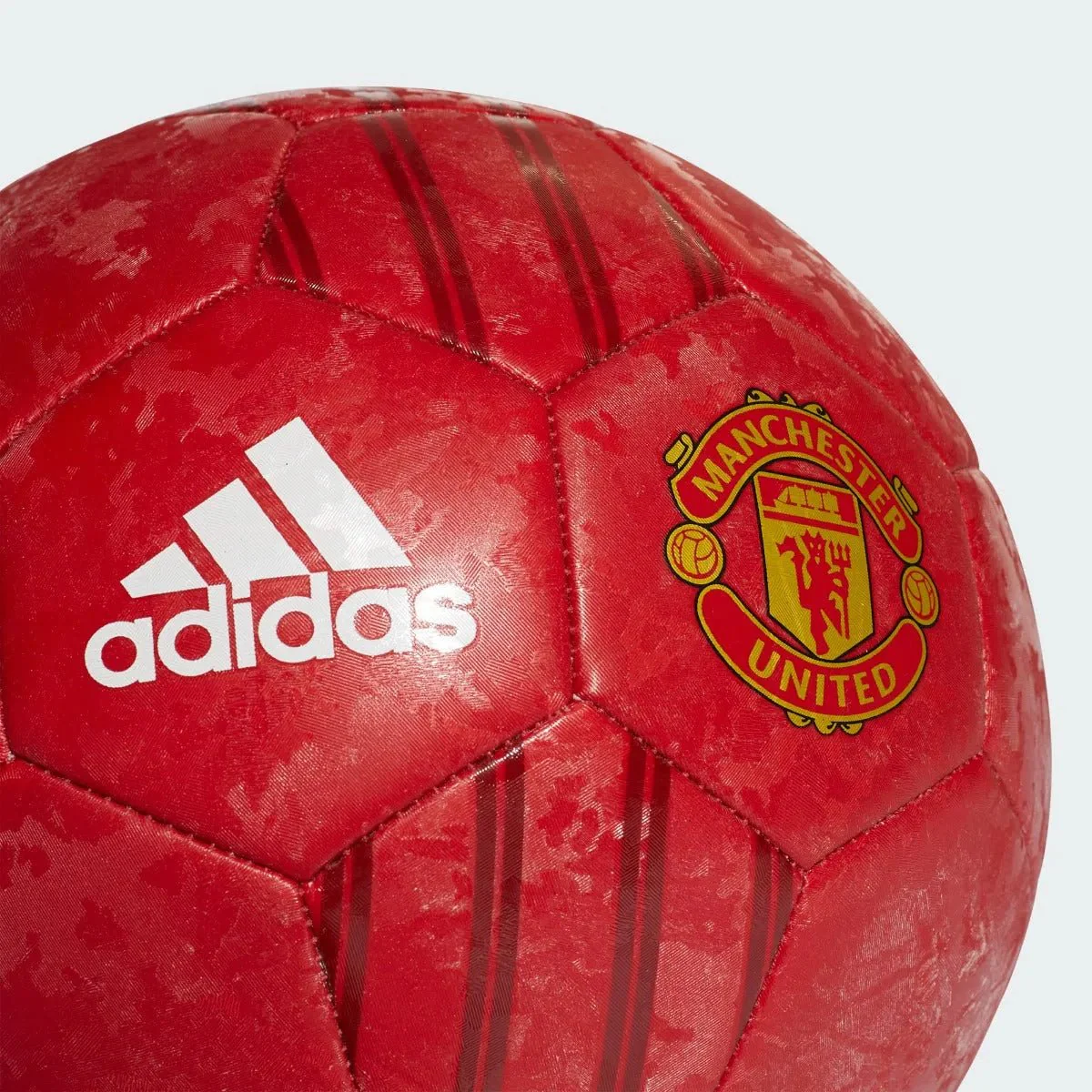 Adidas 2021-22 Manchester United Home Club Ball - Red-Gold - Image 2