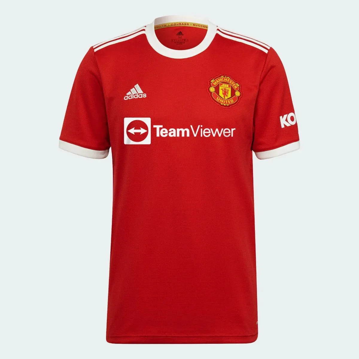Adidas 2021-22 Manchester United Home Jersey - Red-White