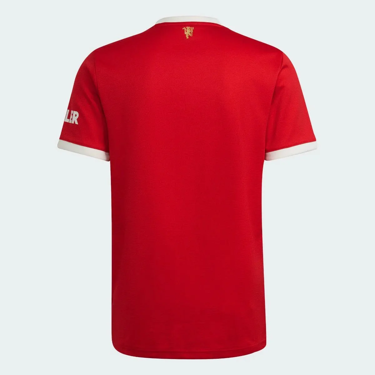 Adidas 2021-22 Manchester United Home Jersey - Red-White - Image 2