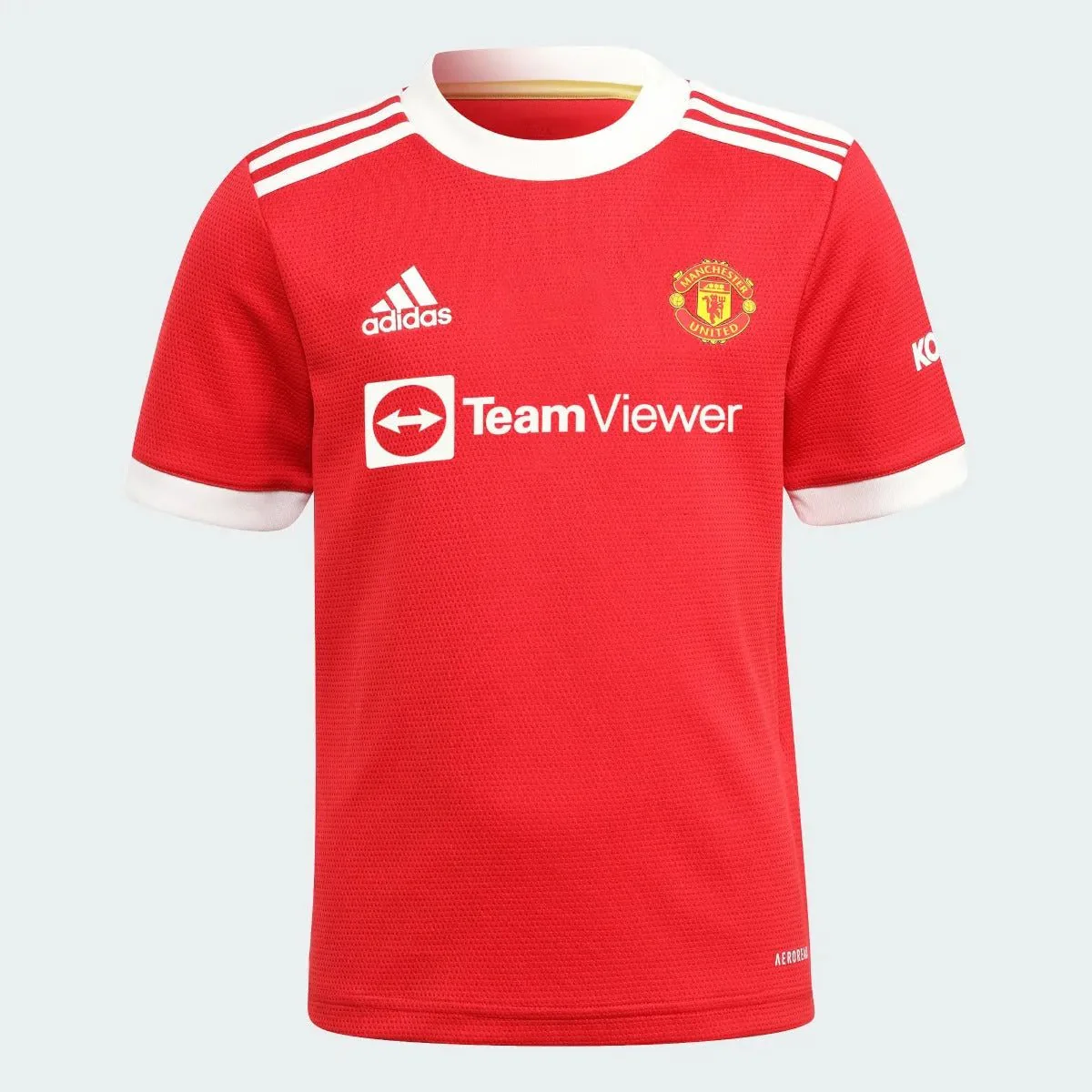 Adidas 2021-22 Manchester United Home MINI Set - Red-White - Image 2