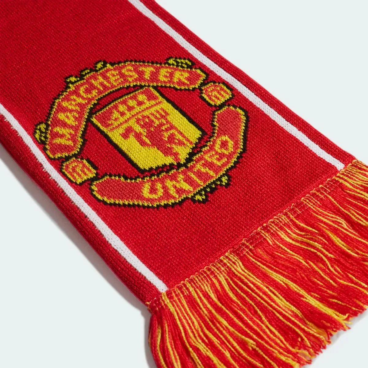 Adidas 2021-22 Manchester United Scarf - Red-White - Image 3