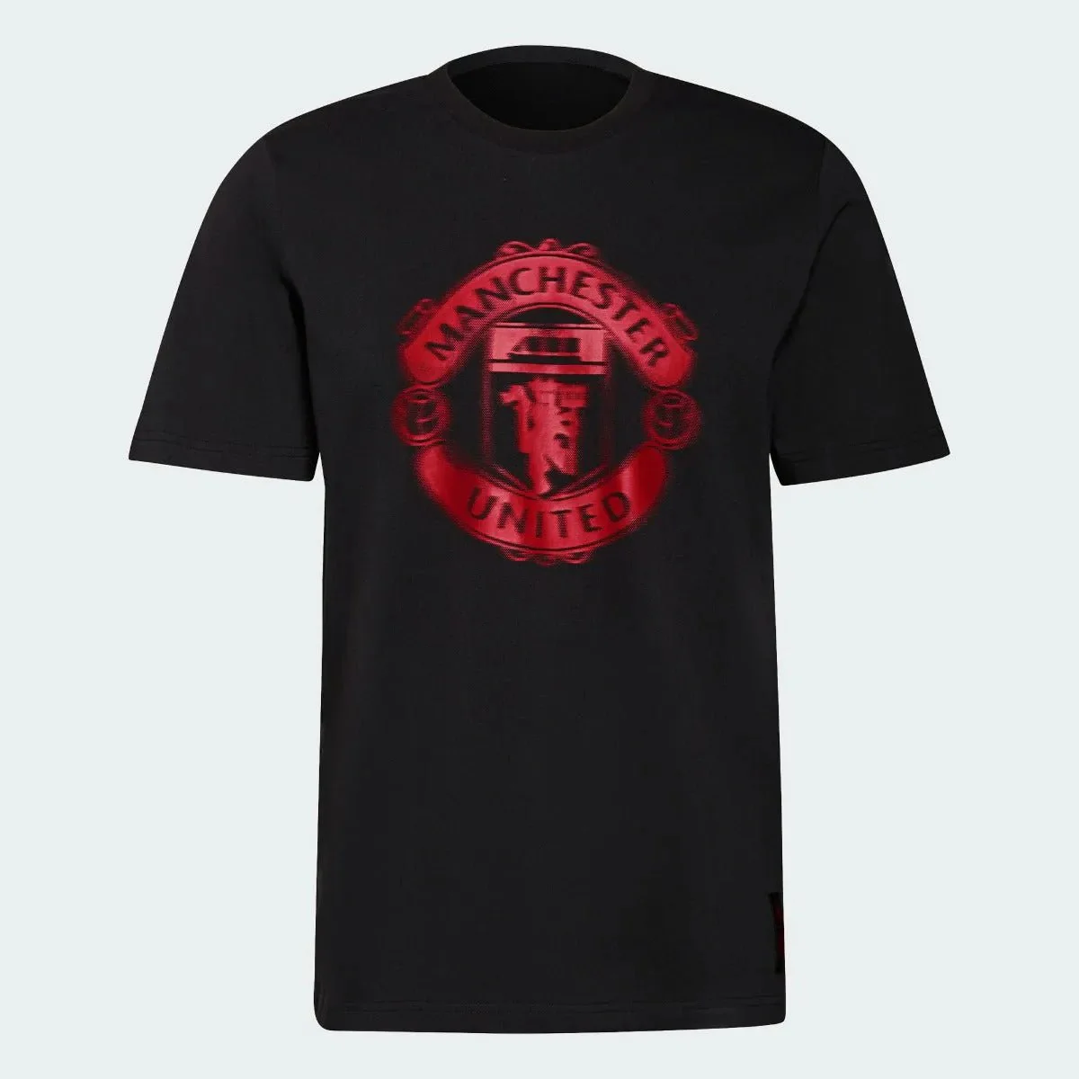 Adidas 2021-22 Manchester United Tee - Black-Red