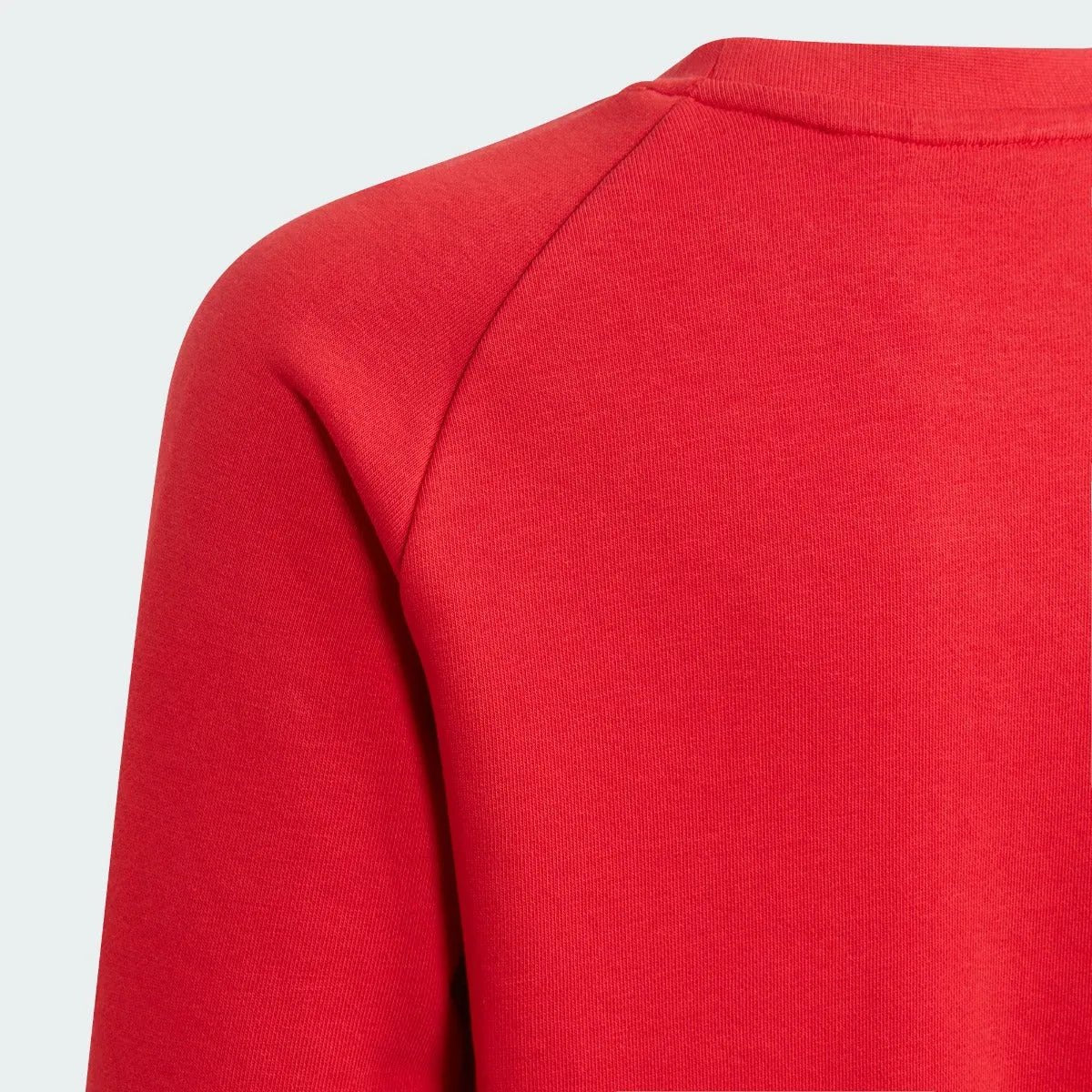 Adidas 2021-22 Manchester United Youth Crew Sweatshirt - Red - Image 4