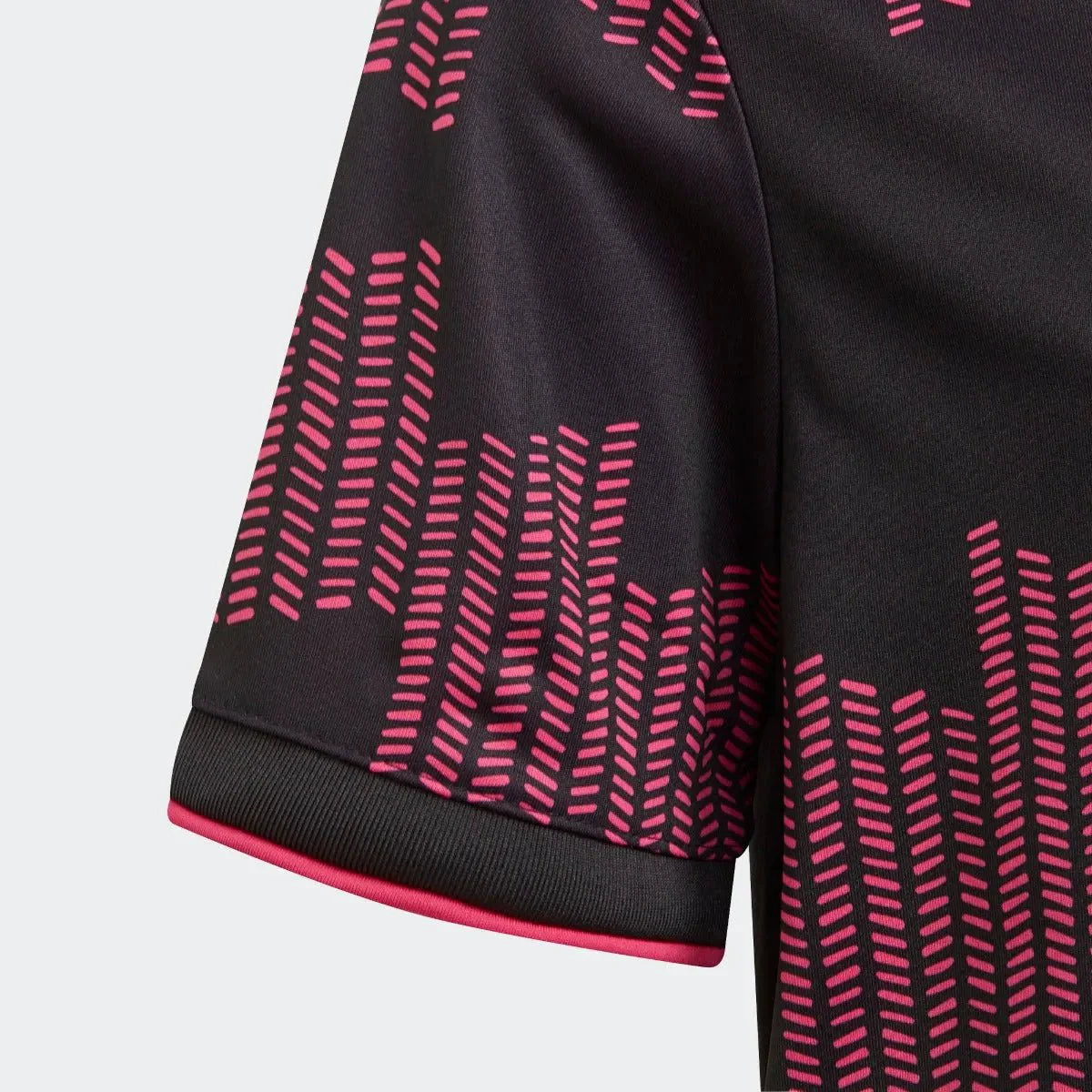 Adidas 2021-22 Mexico Youth Home Jersey - Black-Real Magenta - Image 4
