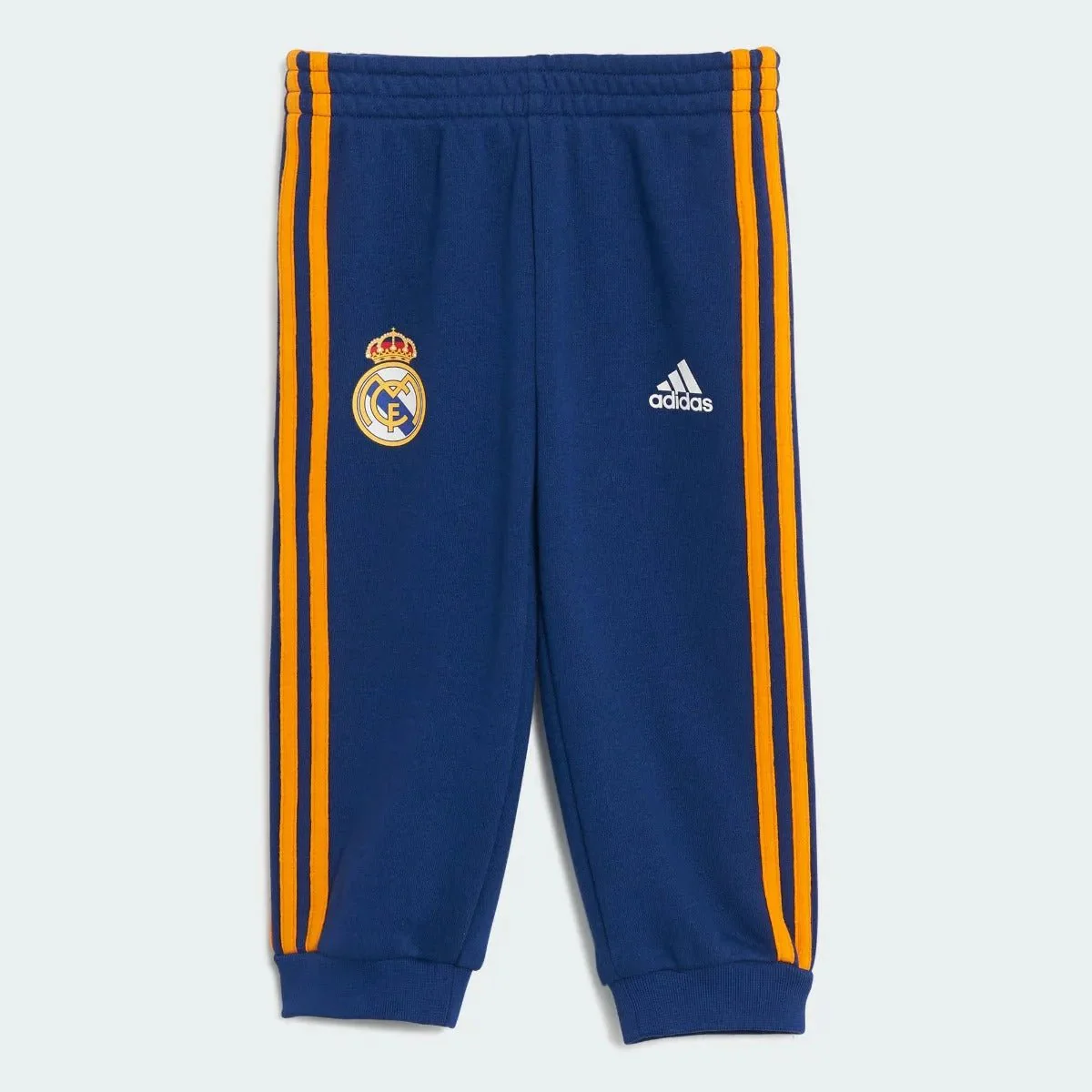 Adidas 2021-22 Real Madrid 3 Stripes Baby Jogger - Victory Blue - Image 4