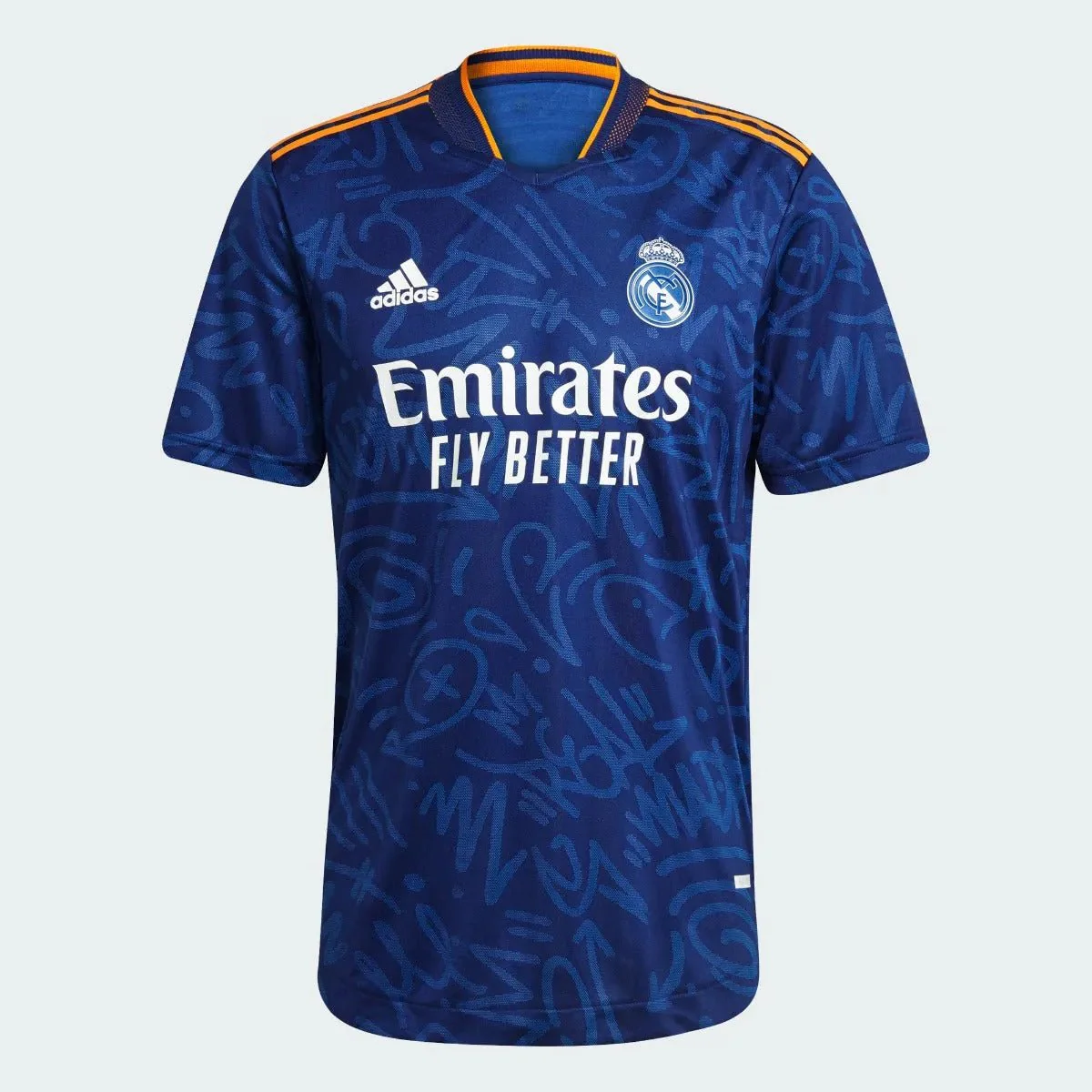 Adidas 2021-22 Real Madrid Authentic Away Jersey - Victory Blue