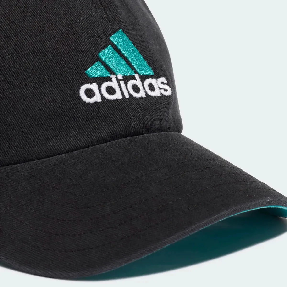 Adidas 2021-22 Real Madrid Dad Cap - Black-Blast Emerald - Image 4