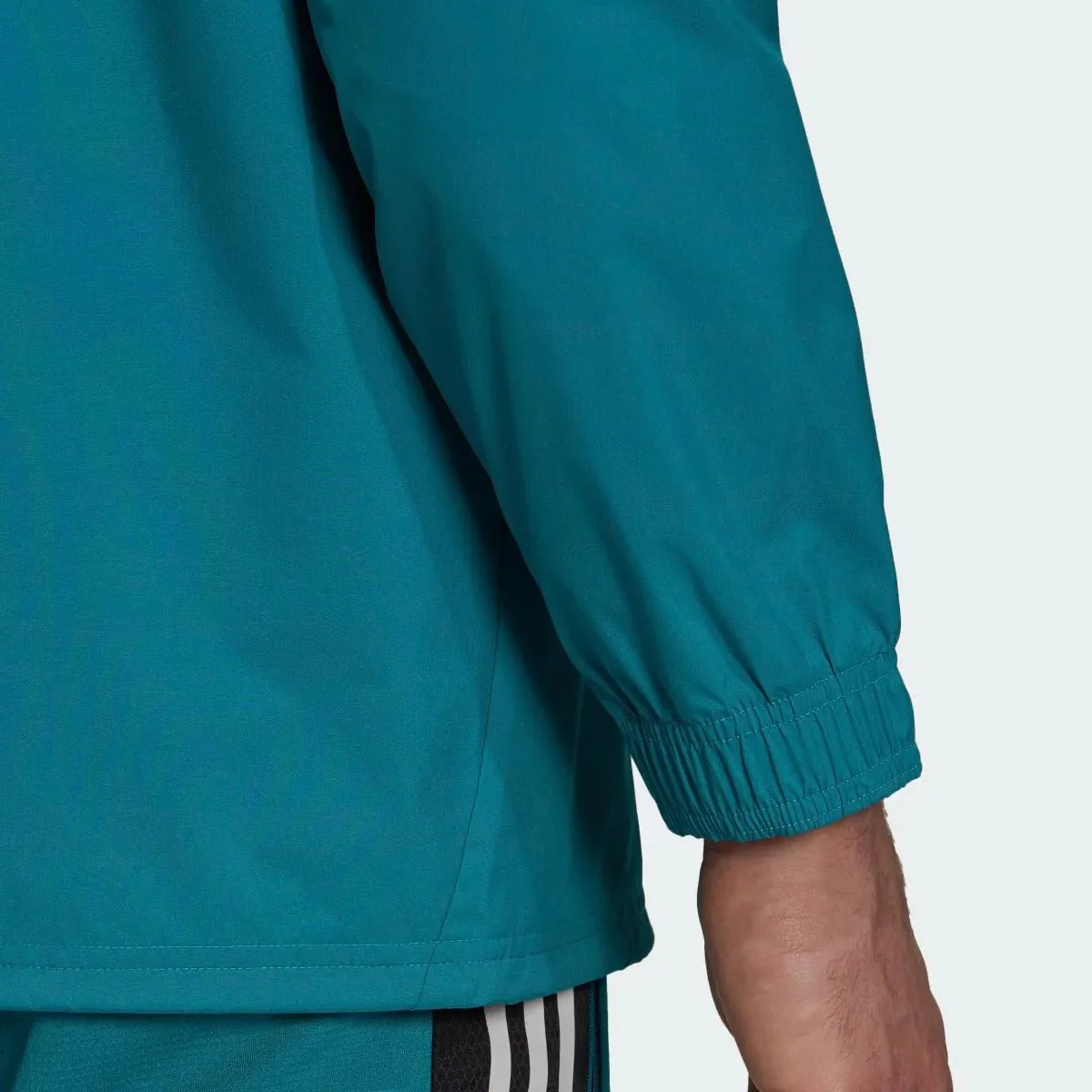 Adidas 2021-22 Real Madrid EU Hybrid Top - Teal-Black - Image 5
