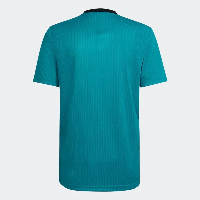 Adidas 2021-22 Real Madrid Third Jersey - Hi Res Aqua - Image 2