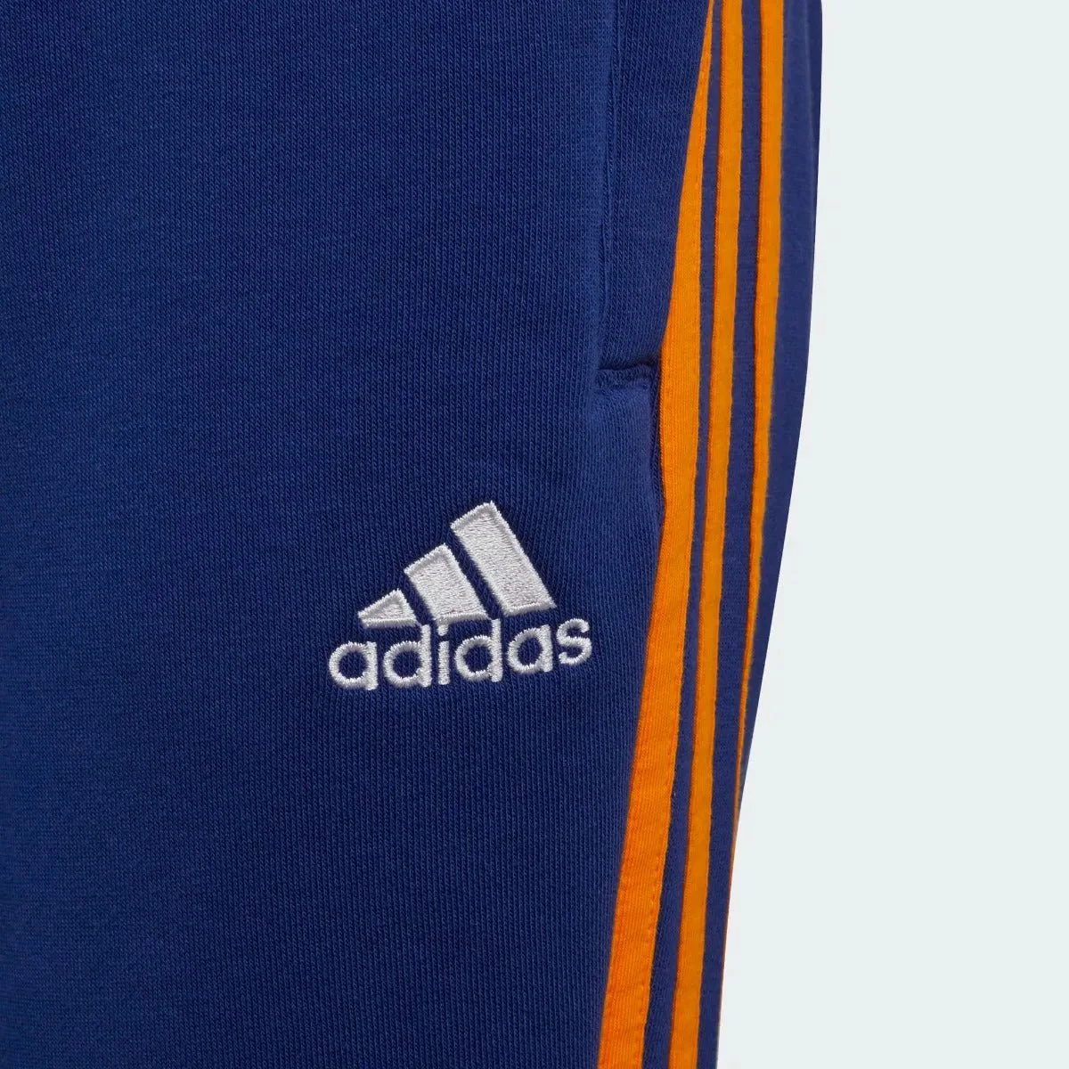 Adidas 2021-22 Real Madrid Youth Sweatpants - Navy-Orange - Image 4