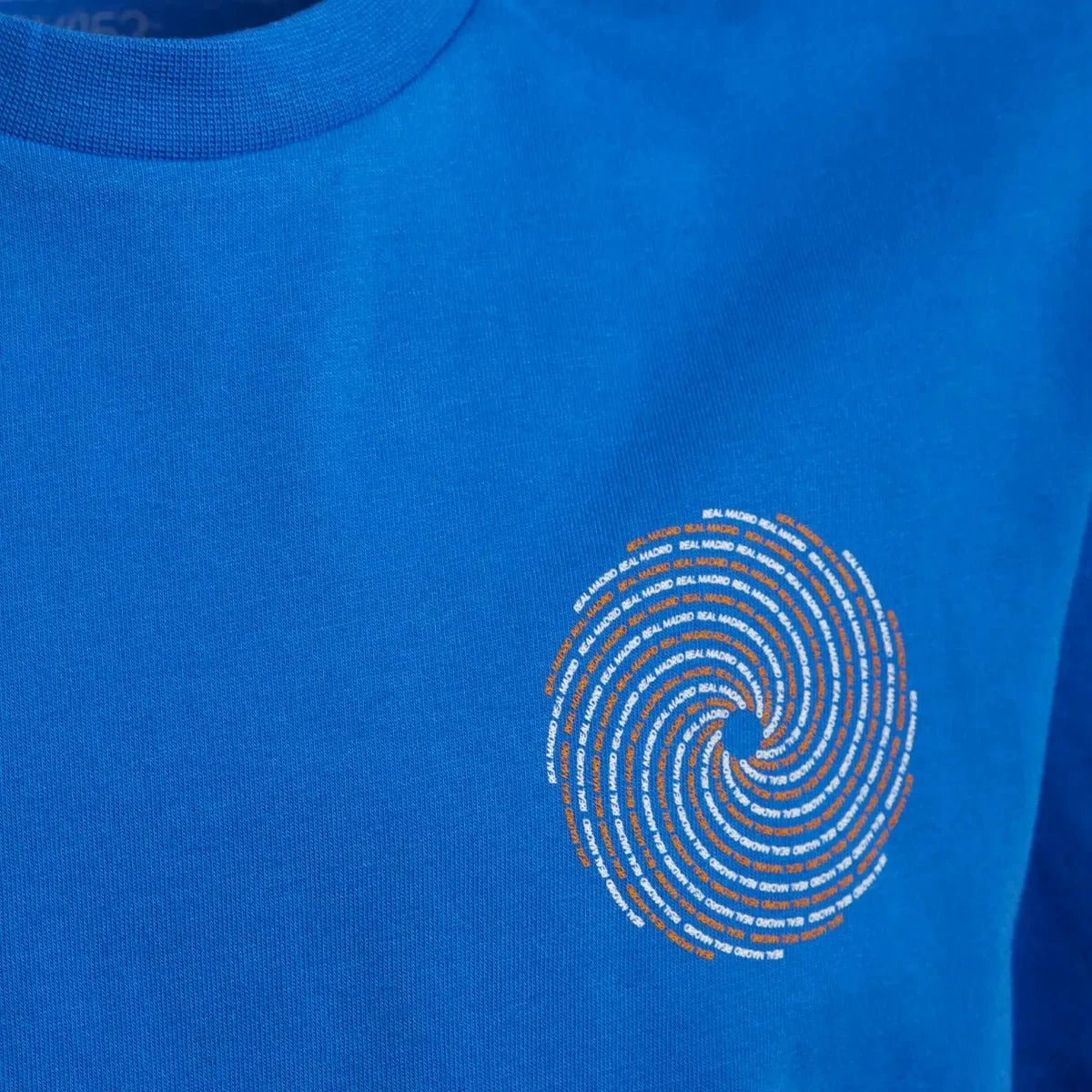 Adidas 2021-22 Real Madrid Youth Tee - Hi Res Blue - Image 3